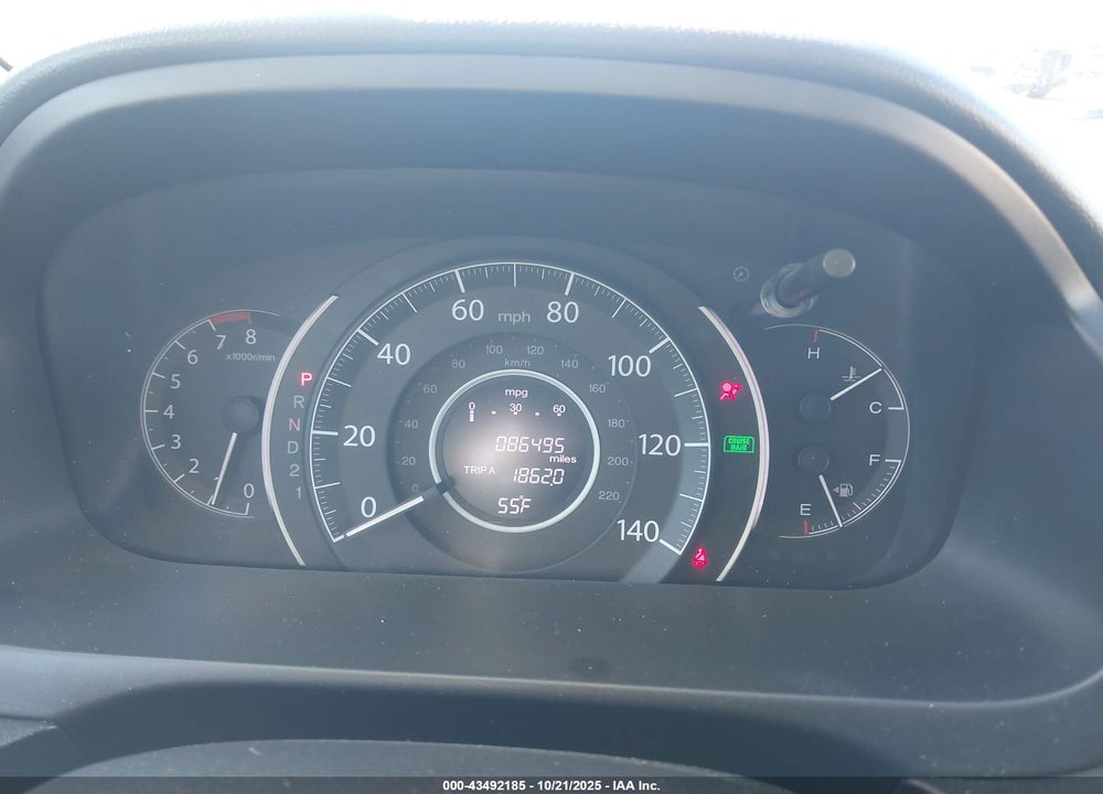 2012 HONDA CR-V EX-L VIN: 2HKRM4H75CH607989