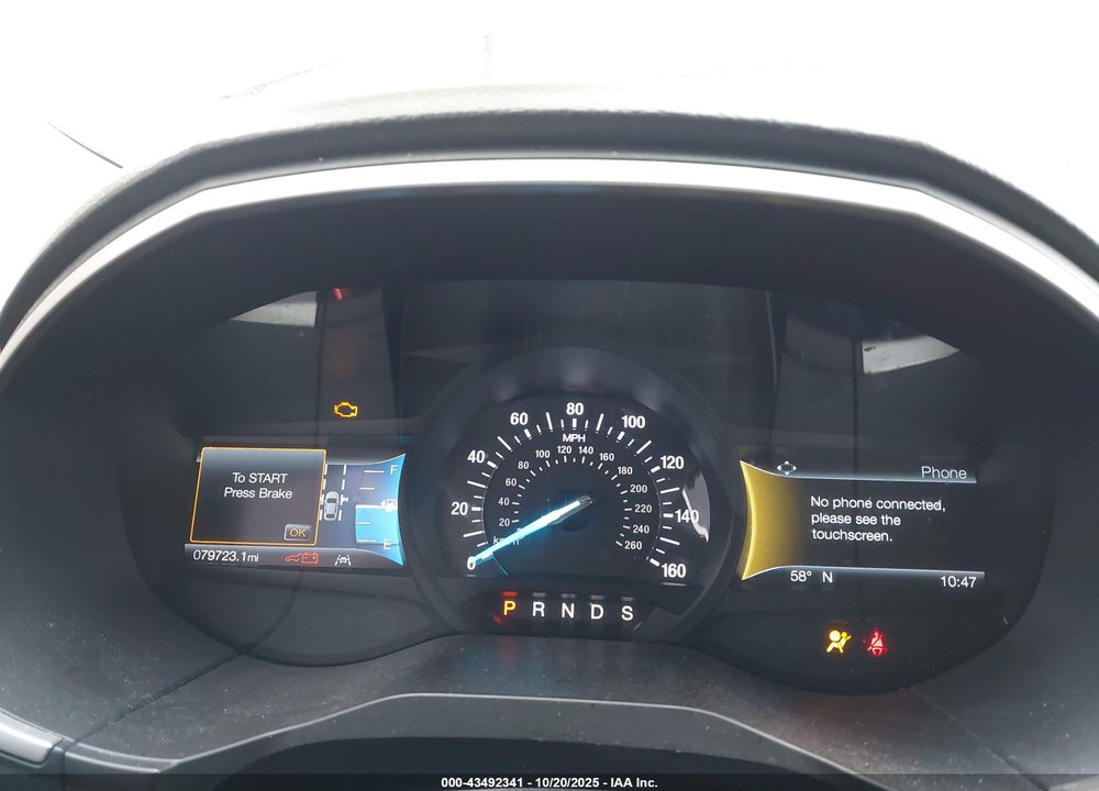 2020 FORD EDGE SEL VIN: 2FMPK4J92LBA94488