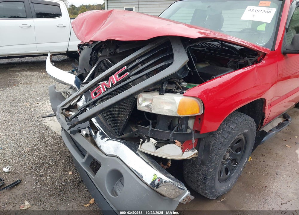 2007 GMC SIERRA 1500 VIN: 1GTEK14V67Z100721