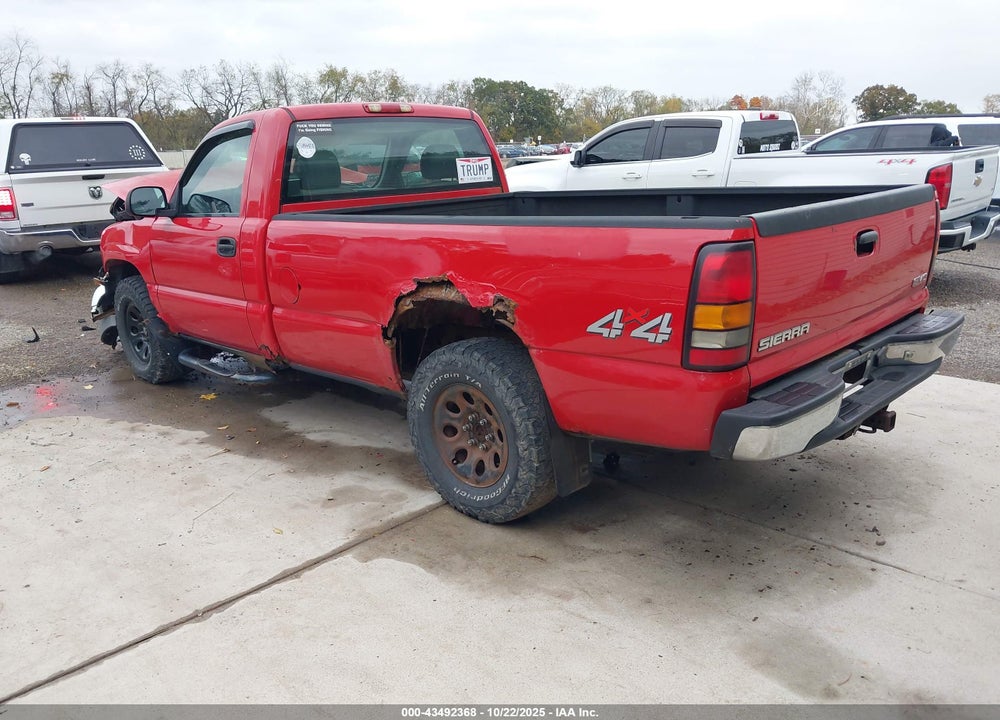 2007 GMC SIERRA 1500 VIN: 1GTEK14V67Z100721