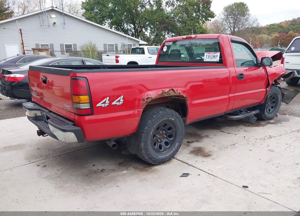 2007 GMC SIERRA 1500 VIN: 1GTEK14V67Z100721