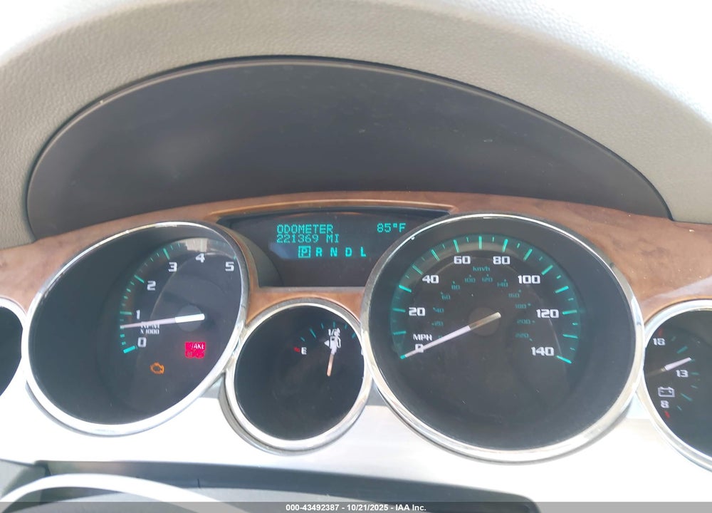 2009 BUICK ENCLAVE CXL VIN: 5GAER23D09J116362