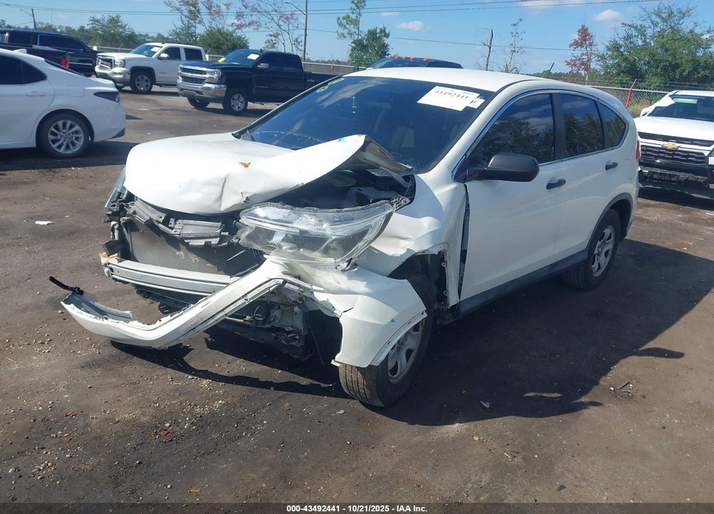 2016 HONDA CR-V VIN: 5J6RM4H35GL113592