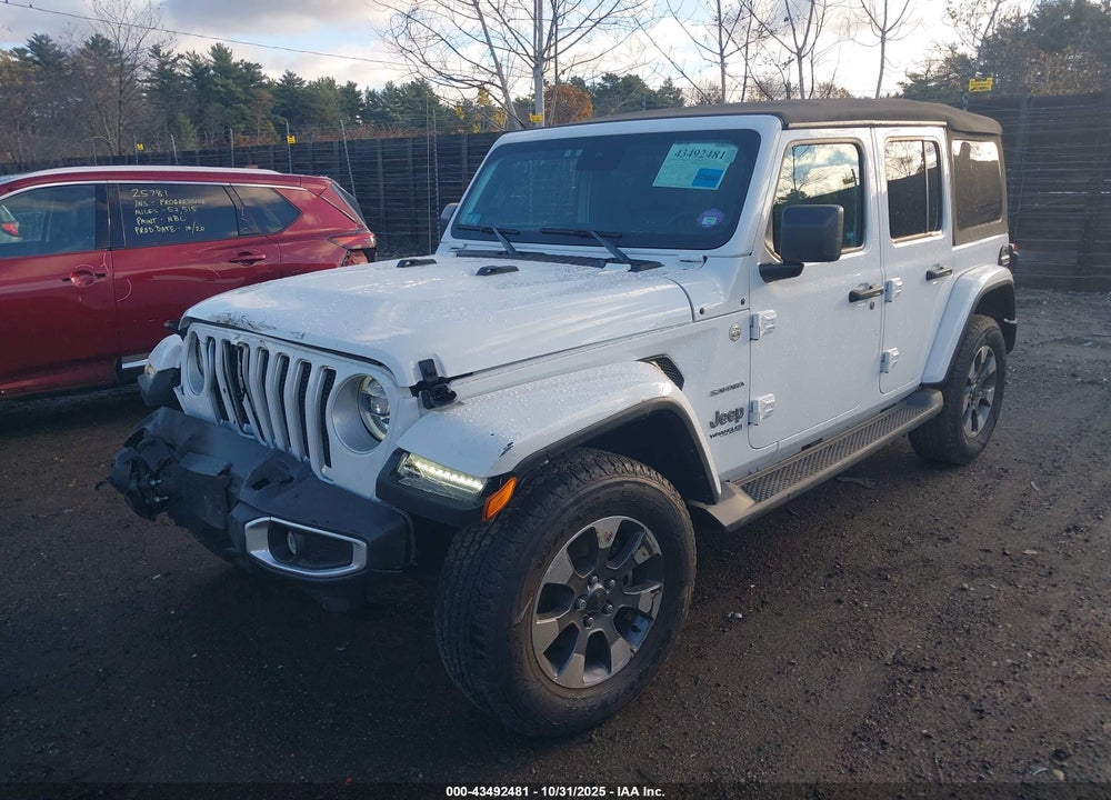 2021 JEEP WRANGLER UNLIMITED SAHARA 4X4 VIN: 1C4HJXEG1MW776543