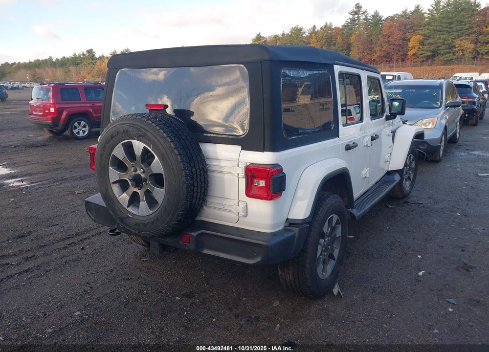 2021 JEEP WRANGLER UNLIMITED SAHARA 4X4 VIN: 1C4HJXEG1MW776543