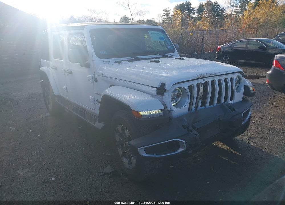 2021 JEEP WRANGLER UNLIMITED SAHARA 4X4 VIN: 1C4HJXEG1MW776543