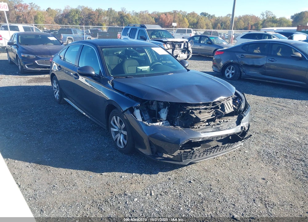 2025 HONDA CIVIC LX VIN: 2HGFE2F21SH506677