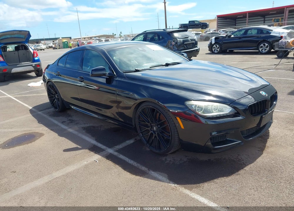 2013 BMW 650I GRAN COUPE VIN: WBA6B2C57DDG66990