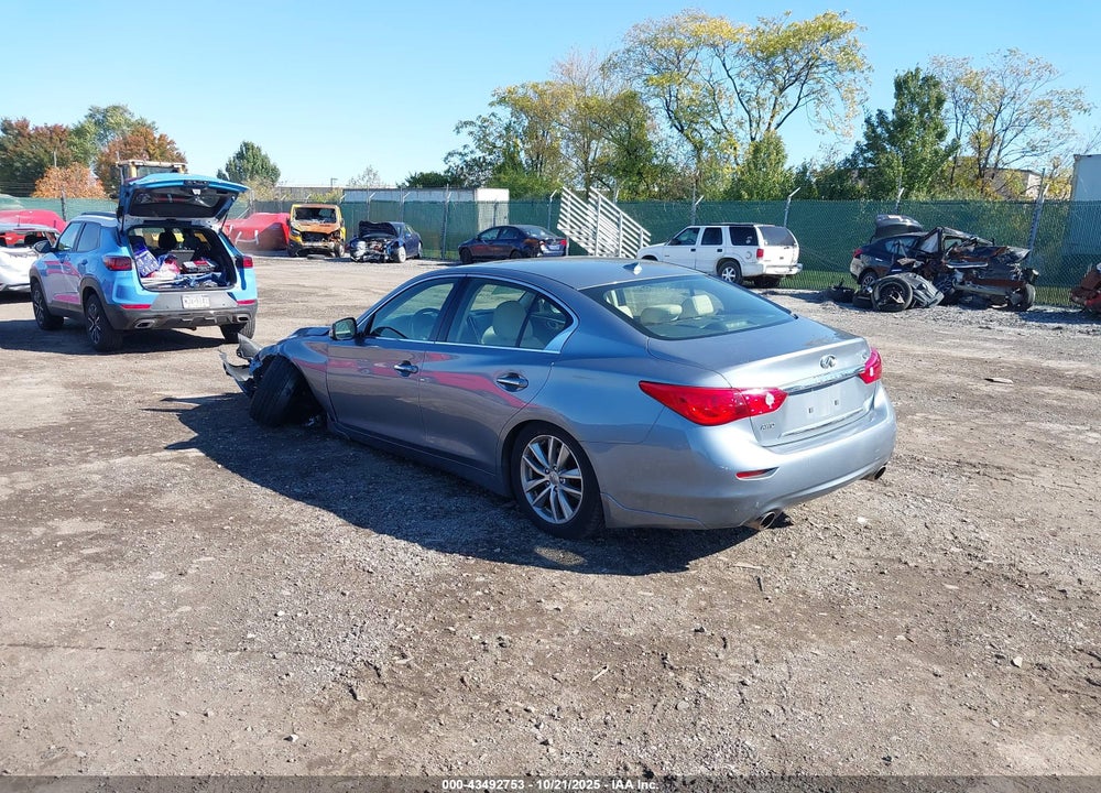 2014 INFINITI Q50 PREMIUM VIN: JN1BV7AR1EM696385