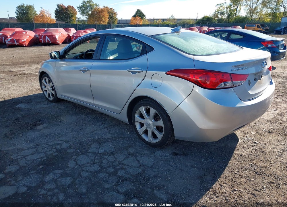 2011 HYUNDAI ELANTRA LIMITED VIN: 5NPDH4AEXBH049871