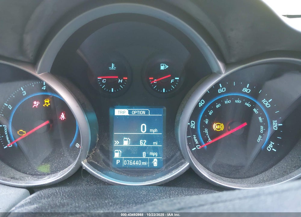 2014 CHEVROLET CRUZE LS AUTO VIN: 1G1PA5SH2E7183873