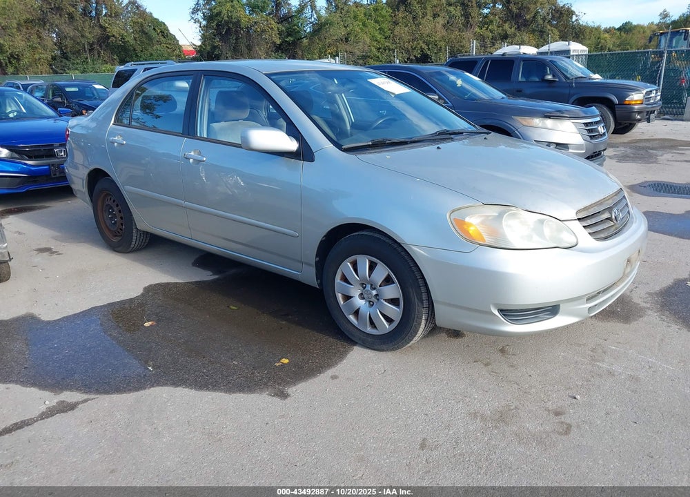 2003 TOYOTA COROLLA LE VIN: JTDBR32E732012437