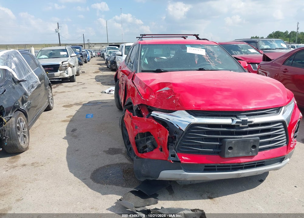2021 CHEVROLET BLAZER FWD 1LT VIN: 3GNKBBRA7MS539229