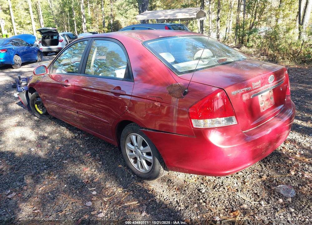 2009 KIA SPECTRA EX VIN: KNAFE221895600937