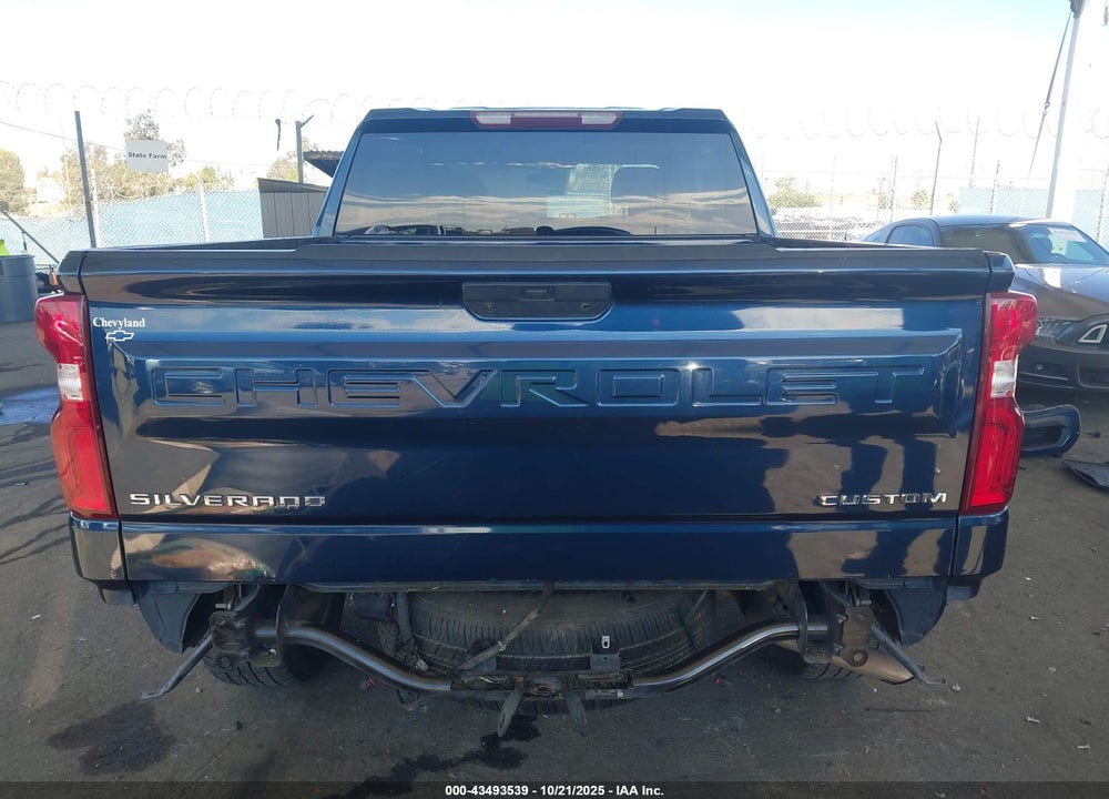 2020 CHEVROLET SILVERADO 1500 2WD SHORT BED CUSTOM VIN: 1GCPWBEH0LZ127807