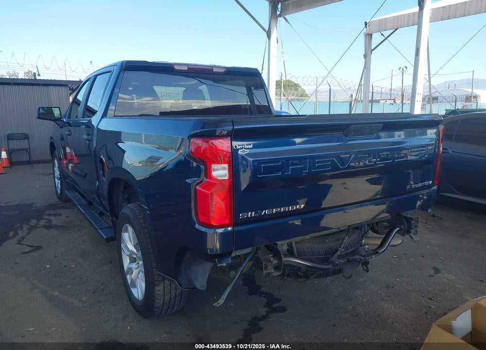 2020 CHEVROLET SILVERADO 1500 2WD SHORT BED CUSTOM VIN: 1GCPWBEH0LZ127807
