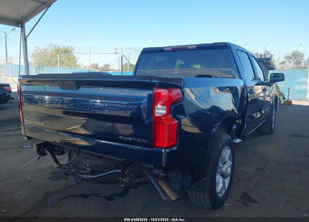 2020 CHEVROLET SILVERADO 1500 2WD SHORT BED CUSTOM VIN: 1GCPWBEH0LZ127807