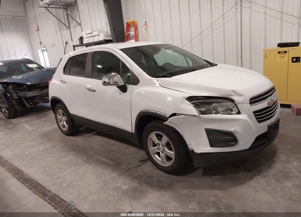 2016 CHEVROLET TRAX 1LS VIN: 3GNCJNSBXGL238092