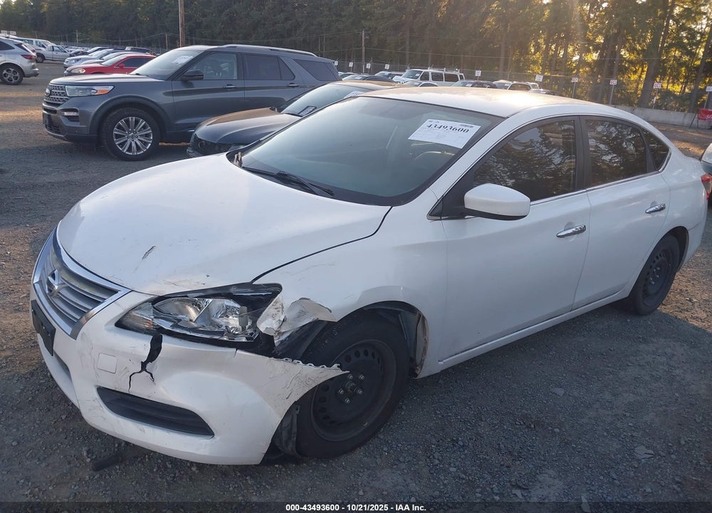 2013 NISSAN SENTRA SV VIN: 3N1AB7AP6DL613559