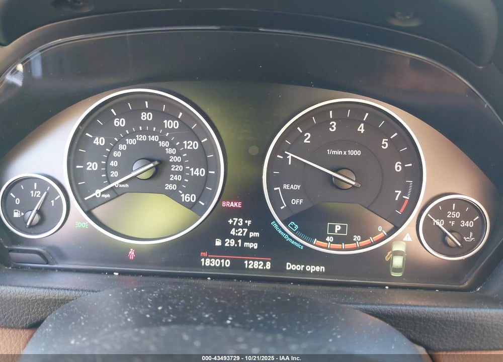2014 BMW 3 SERIES VIN: WBA3B5C5XEP544478
