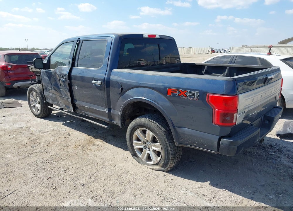2018 FORD F-150 PLATINUM VIN: 1FTEW1E55JFB44222