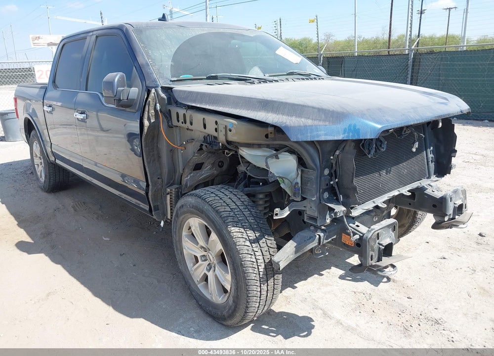 2018 FORD F-150 PLATINUM VIN: 1FTEW1E55JFB44222