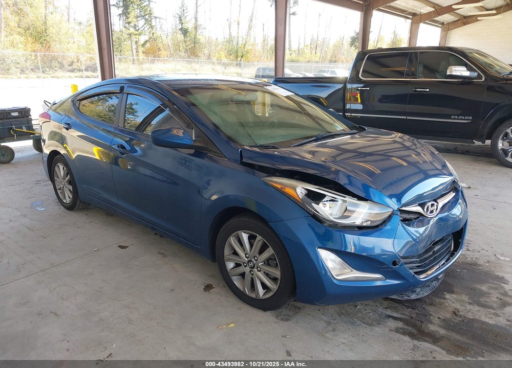 2014 HYUNDAI ELANTRA SE VIN: KMHDH4AE3EU054660