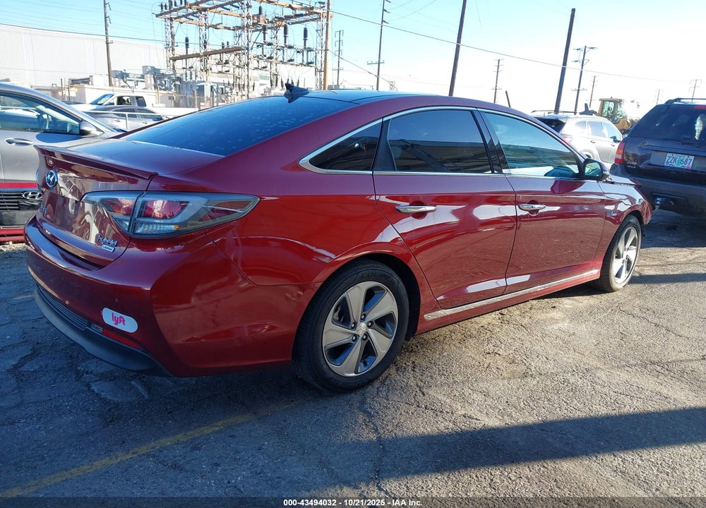 2016 HYUNDAI SONATA HYBRID LIMITED VIN: KMHE34L15GA023038