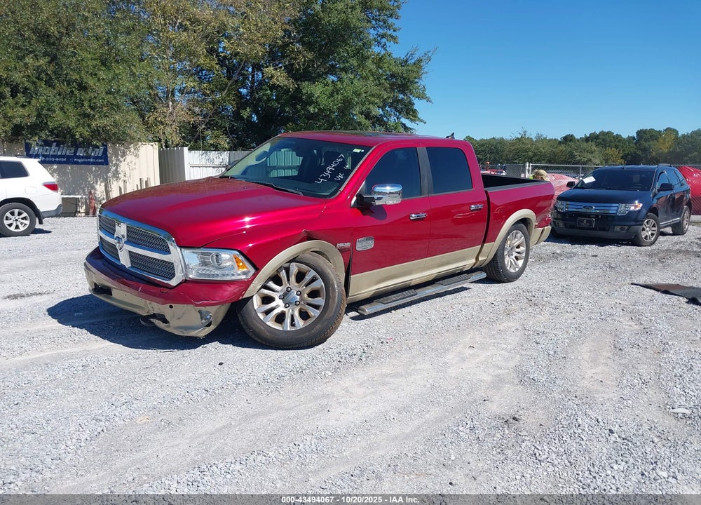 2014 RAM 1500 LONGHORN VIN: 1C6RR7PT6ES221398
