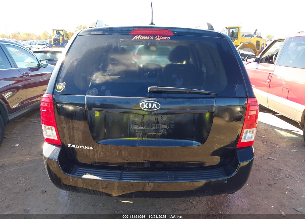 2012 KIA SEDONA LX VIN: KNDMG4C75C6483189