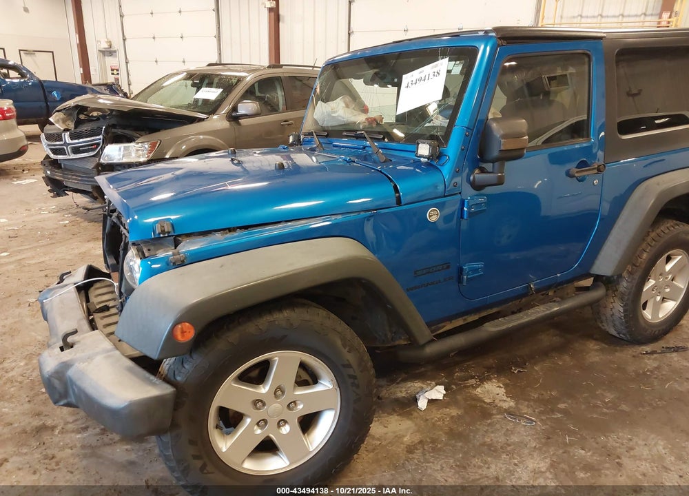2015 JEEP WRANGLER / VIN: 1C4AJWAG8FL567547