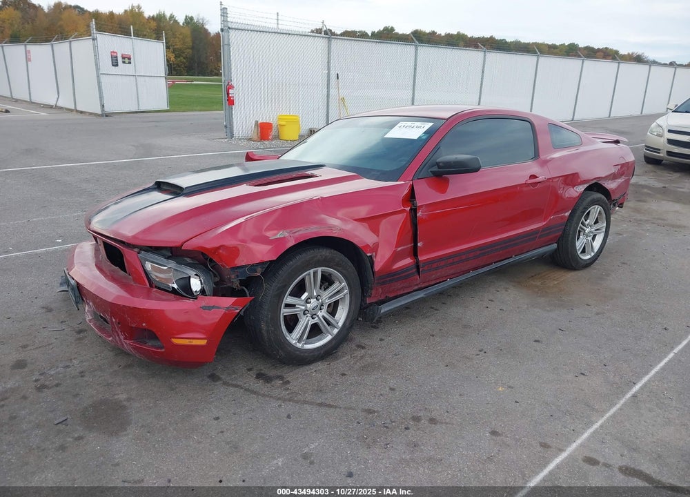 2010 FORD MUSTANG V6/V6 PREMIUM VIN: 1ZVBP8AN2A5147919