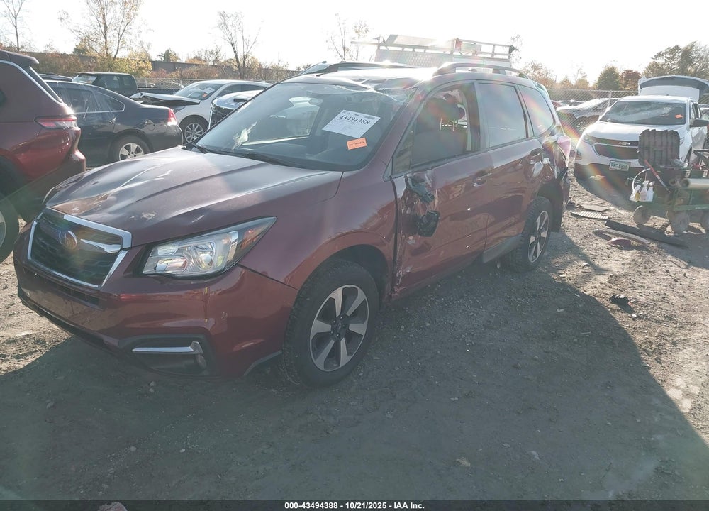 2018 SUBARU FORESTER 2.5I PREMIUM VIN: JF2SJAGC2JH580108