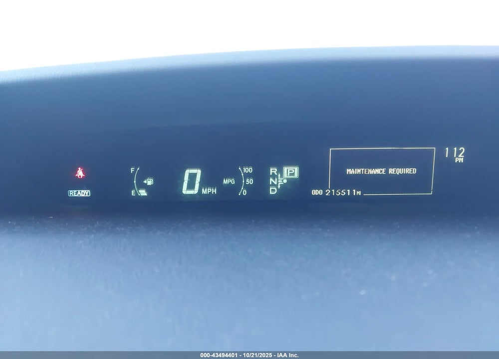 2012 TOYOTA PRIUS THREE VIN: JTDKN3DU6C1573413