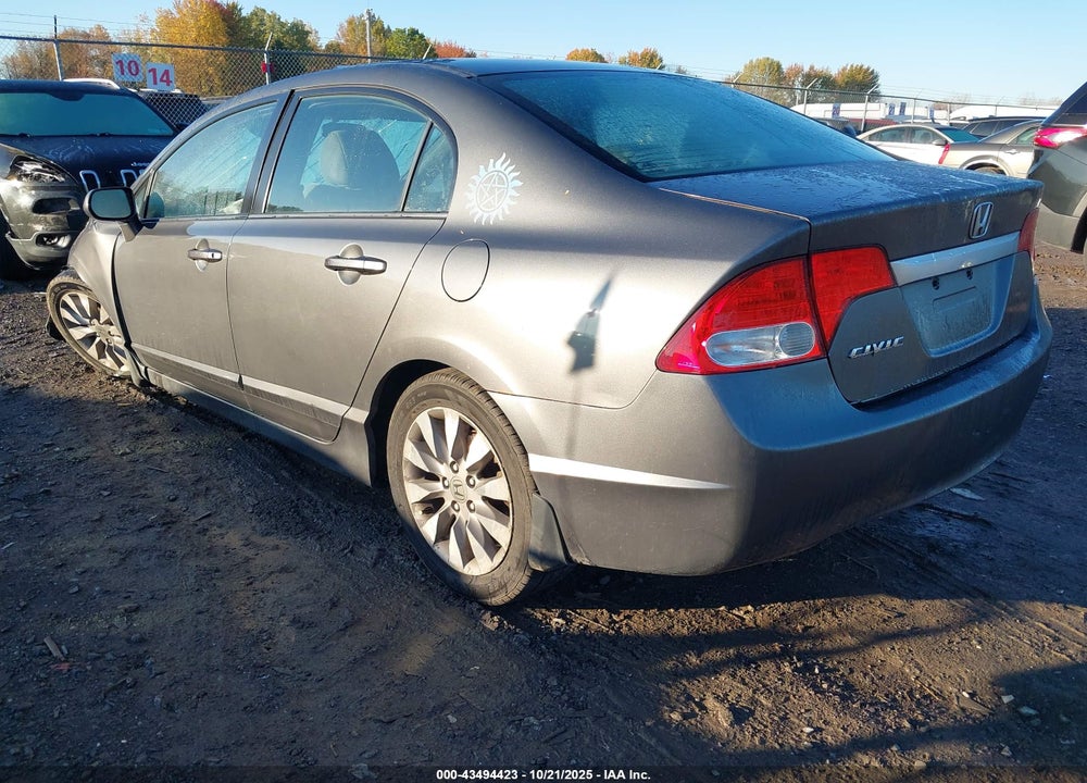 2011 HONDA CIVIC EX VIN: 2HGFA1F89BH501088
