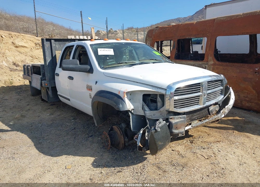 2008 DODGE RAM 5500 HD CHASSIS ST/SLT/LARAMIE VIN: 3D6WC78A48G250690