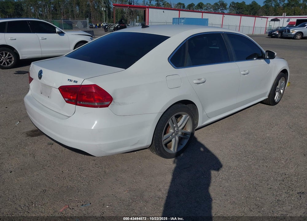 2014 VOLKSWAGEN PASSAT 1.8T SE VIN: 1VWBS7A34EC093452