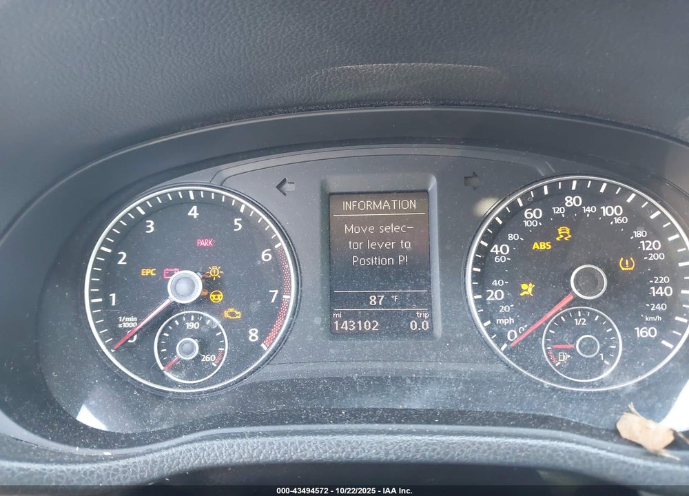 2014 VOLKSWAGEN PASSAT 1.8T SE VIN: 1VWBS7A34EC093452