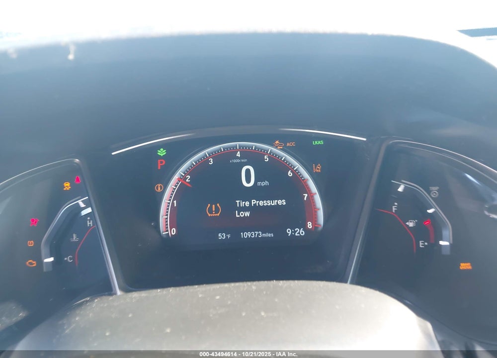 2018 HONDA CIVIC VIN: SHHFK7H95JU225676