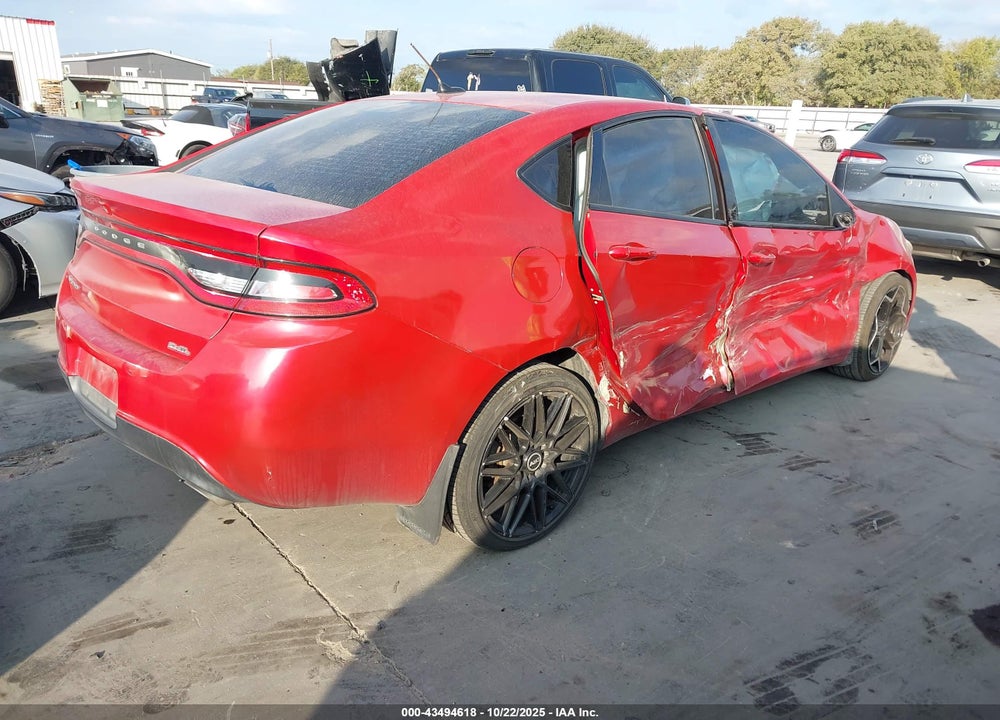 2014 DODGE DART SXT VIN: 1C3CDFBB9ED802196