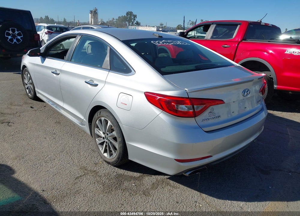 2016 HYUNDAI SONATA SPORT VIN: 5NPE34AF9GH345368