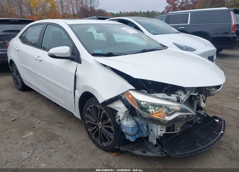2016 TOYOTA COROLLA S PREMIUM VIN: 2T1BURHE2GC657321
