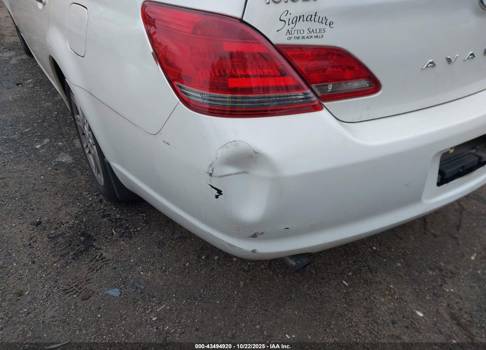 2008 TOYOTA AVALON VIN: 4T1BK36B68U295909