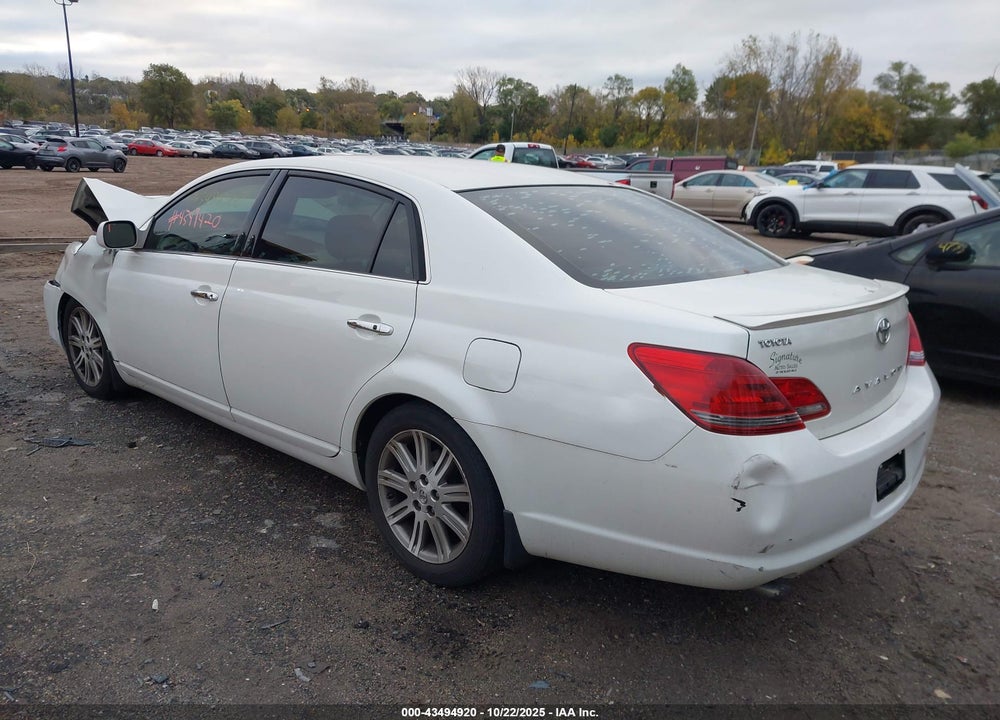 2008 TOYOTA AVALON VIN: 4T1BK36B68U295909