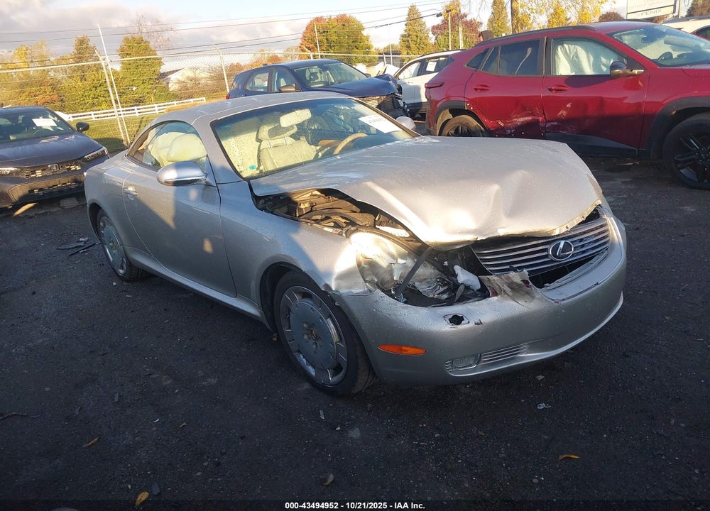 2002 LEXUS SC 430 VIN: JTHFN48Y220029529