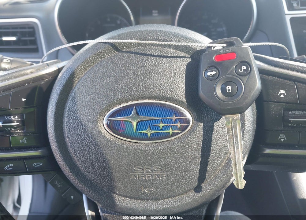 2019 SUBARU OUTBACK 2.5I PREMIUM VIN: 4S4BSAHC5K3223414
