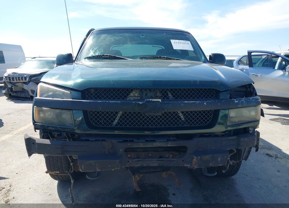 2002 CHEVROLET AVALANCHE 1500 VIN: 3GNEK13T12G184494