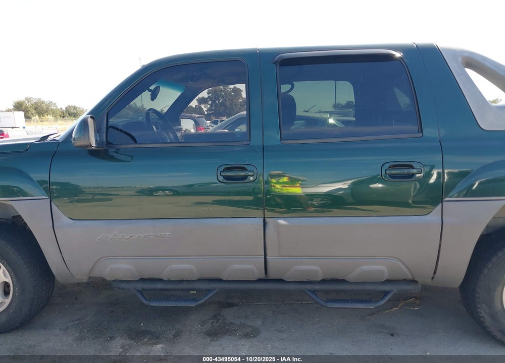 2002 CHEVROLET AVALANCHE 1500 VIN: 3GNEK13T12G184494