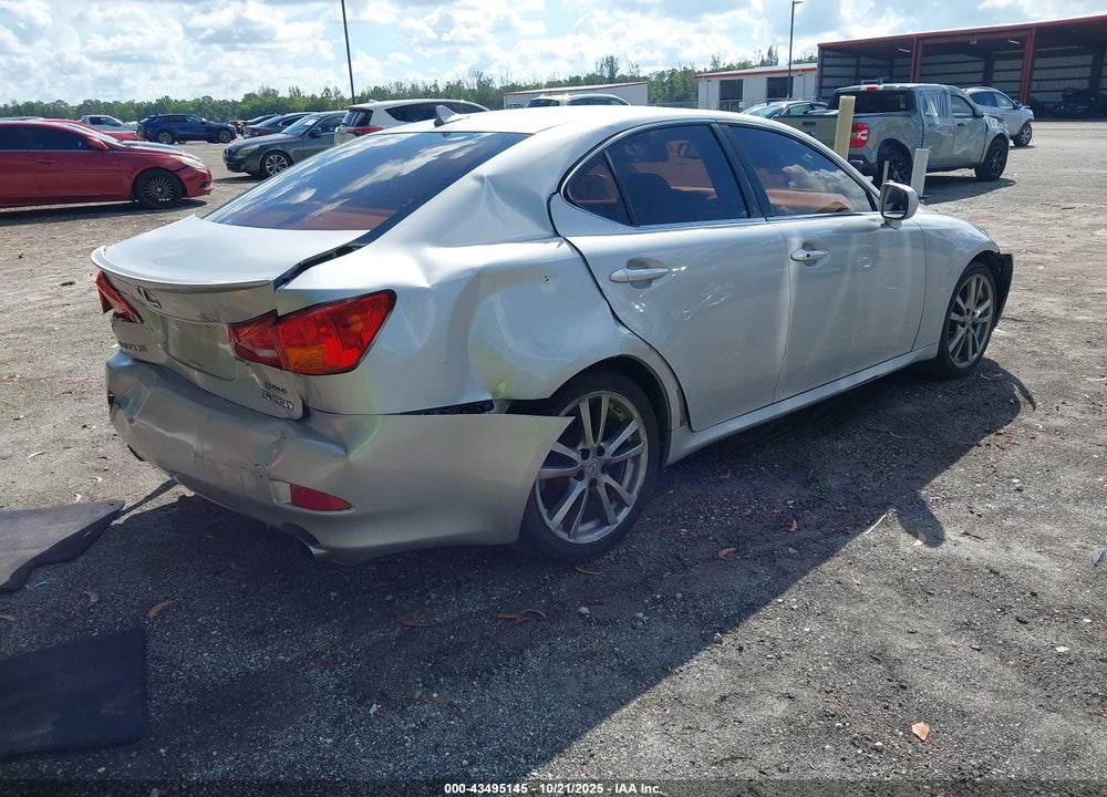 2008 LEXUS IS 250 VIN: JTHBK262382061509