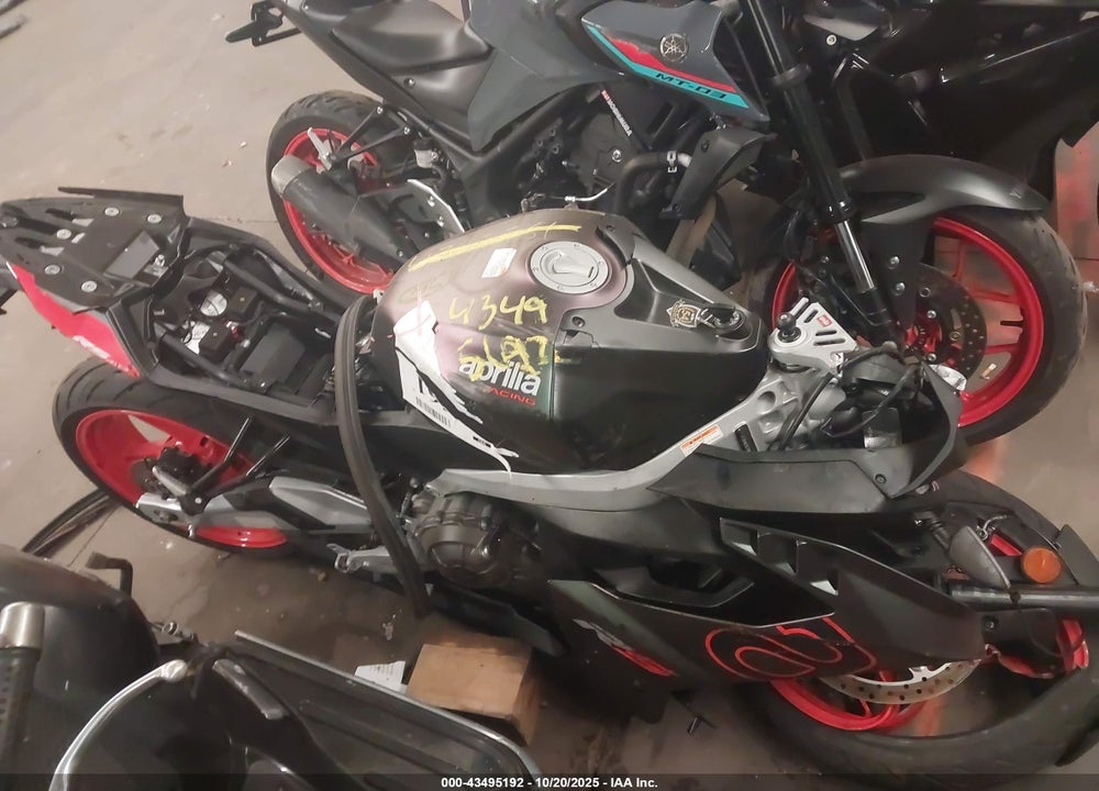 2025 APRILIA RS 457 VIN: ZD4XEUA02S6002682